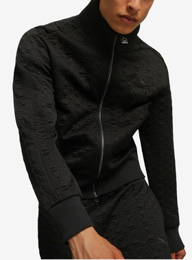 Puma/彪马正品新款男女同款宽松休闲立领长袖夹克外套620852-01