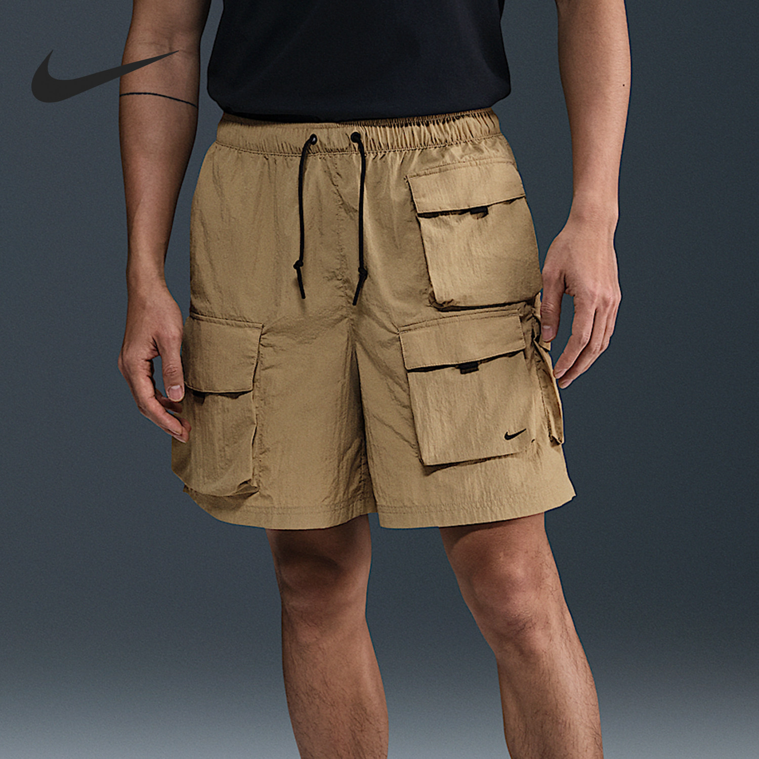 Nike/耐克正品2025男士户外运动透气耐穿日常工装短裤HJ0677-297,运动服/休闲服装,运动中长裤／短裤,淘宝优惠券,粉丝福利购,淘宝优惠卷