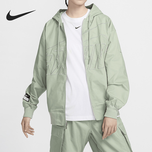 Nike/耐克正品24冬新款女士休闲绣倒钩宽松外套FV7775-370
