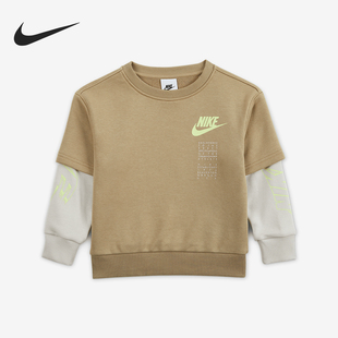 上衣IB8206 Nike 长袖 运动小童复古轻盈假两件式 297 耐克正品