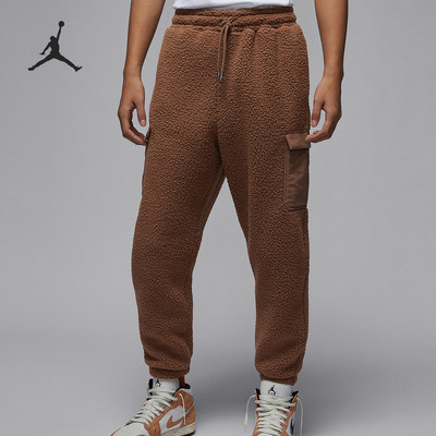 Nike/耐克正品JORDAN男士复古保暖仿羊羔绒长裤FV7451-223