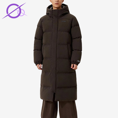 Adidas/阿迪达斯正品新款男羽绒服连帽长款经典保暖外套KC2163