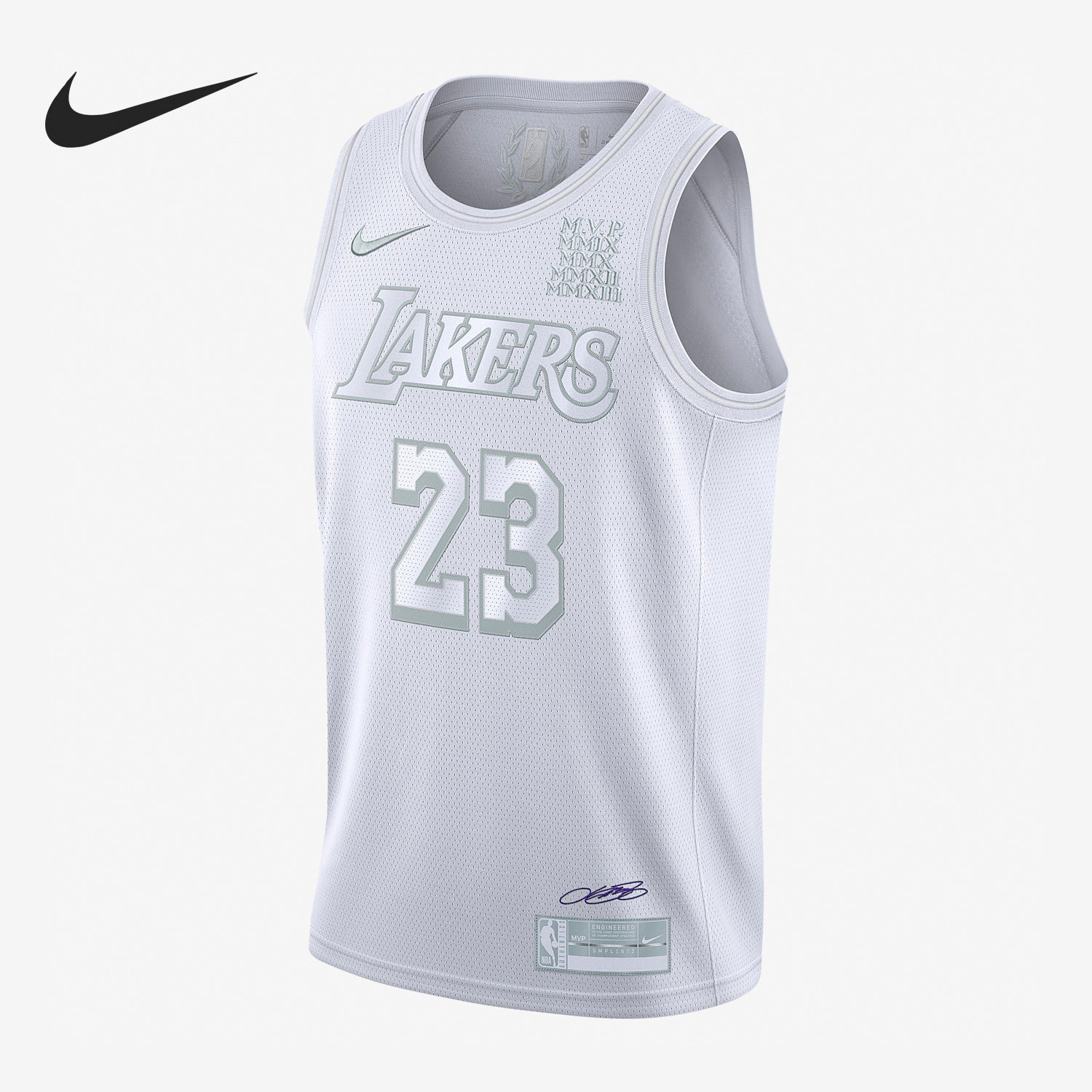 Nike/耐克正品詹姆斯湖人队23号男子运动背心T恤CT4206-100