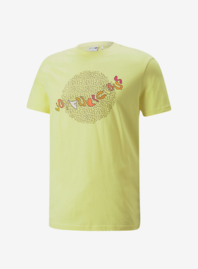 Puma/彪马正品BRITTO联名男女同款休闲印花透气运动短袖T恤