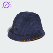 Adidas 灯芯绒运动渔夫帽JM7102 经典 阿迪达斯正品 三叶草男女同款