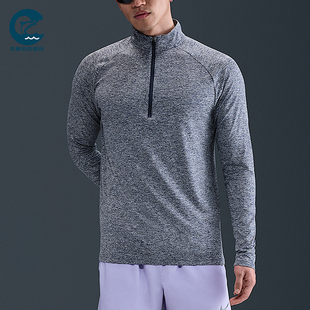 运动亲肤舒适半拉链立领T恤HV2181 Nike 男士 2025冬季 437 耐克正品