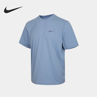 Nike/耐克正品新款男浅蓝色柔软轻盈吸汗经典短袖T恤IF2198-486