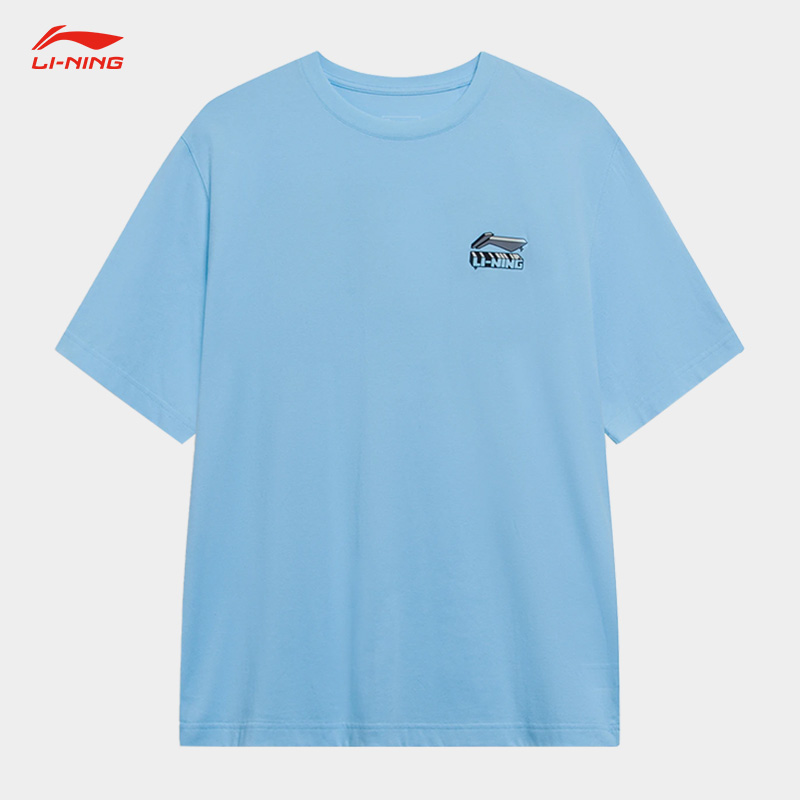 Lining/李宁正品新款运动潮流系列男子吸汗舒适短袖T恤AHST179