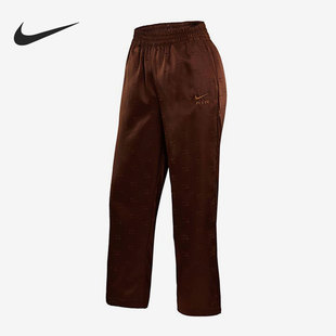 DQ6584 Nike 女子梭织休闲透气运动直筒长裤 新款 259 耐克正品