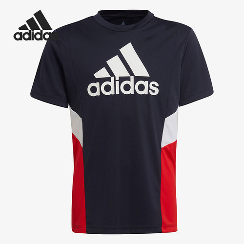 Adidas/阿迪达斯正品当季新款大童透气运动短袖T恤HA4027