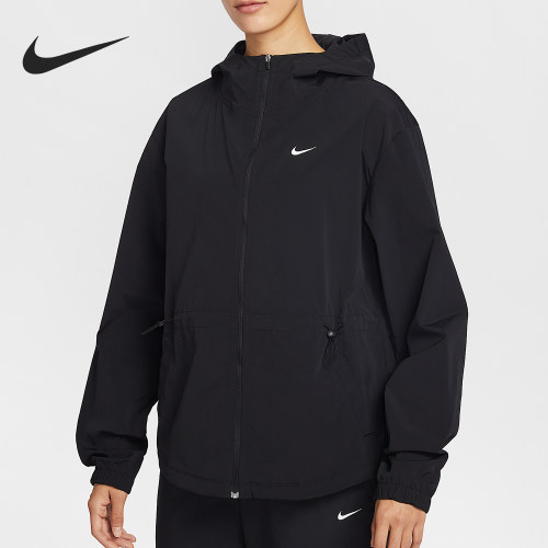 Nike/耐克正品春秋女士运动连帽简约宽松休闲夹克外套IF1167-010
