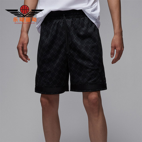 Nike/耐克正品JORDAN男士休闲轻盈透气印花运动短裤HQ8664-010