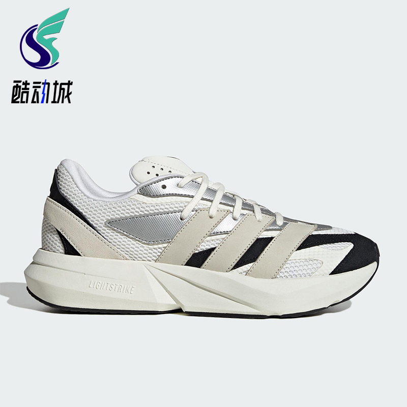 Adidas/阿迪达斯正品LIGHTBLAZE男女缓震耐磨运动跑步鞋JR7213