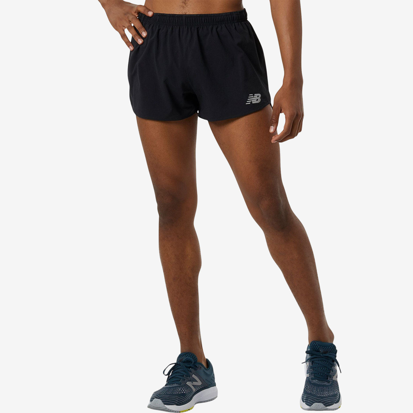 New Balance新百伦正品跑步系列男舒适百搭运动短裤MS21267-BK