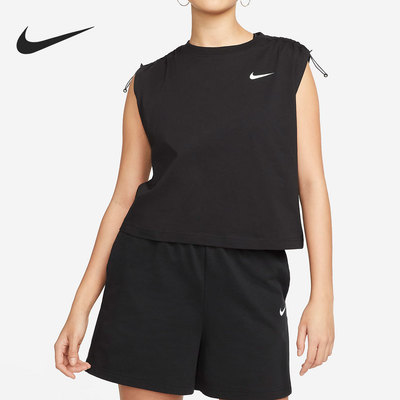 Nike/耐克正品新款夏季透气女子运动圆领无袖T恤DM6235-010