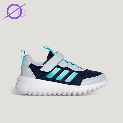 Adidas/阿迪达斯正品PLAYFLOW EL儿童日常低帮魔术贴休闲鞋KJ0773