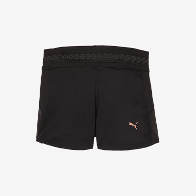 Puma/彪马正品新款女士紧身运动网眼训练健身短裤525147-01