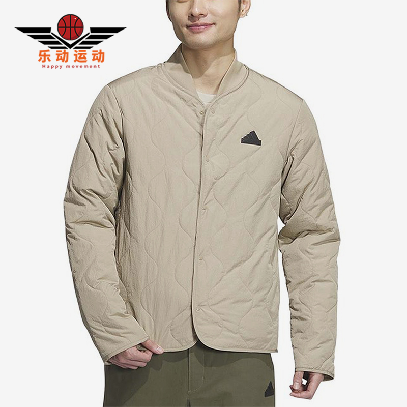 阿迪达斯男士保暖运动休闲棉服