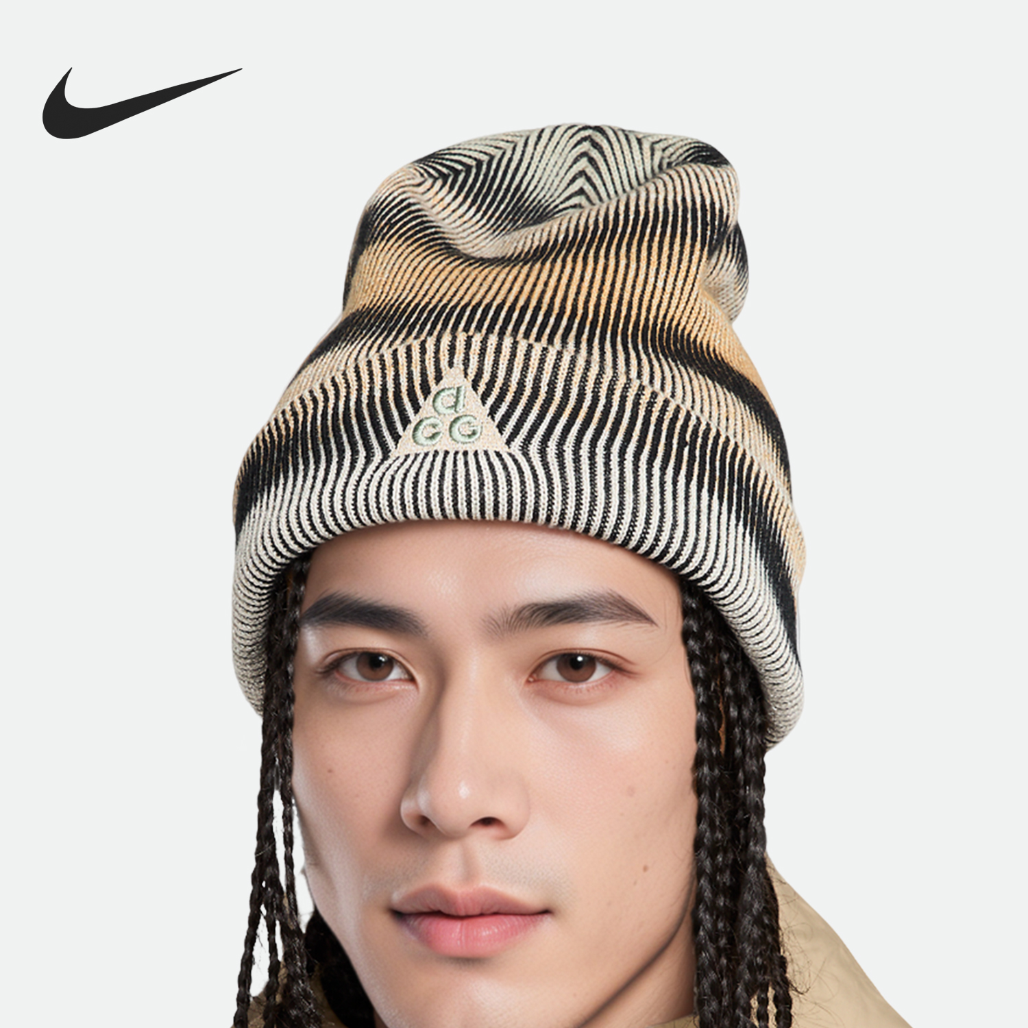 Nike/耐克正品Peak ACG男女户外休闲刺绣针织帽FZ1669-224