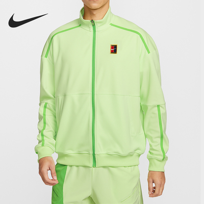 Nike/耐克正品2026春季款男士日常立领网球刺绣外套FZ6926-360