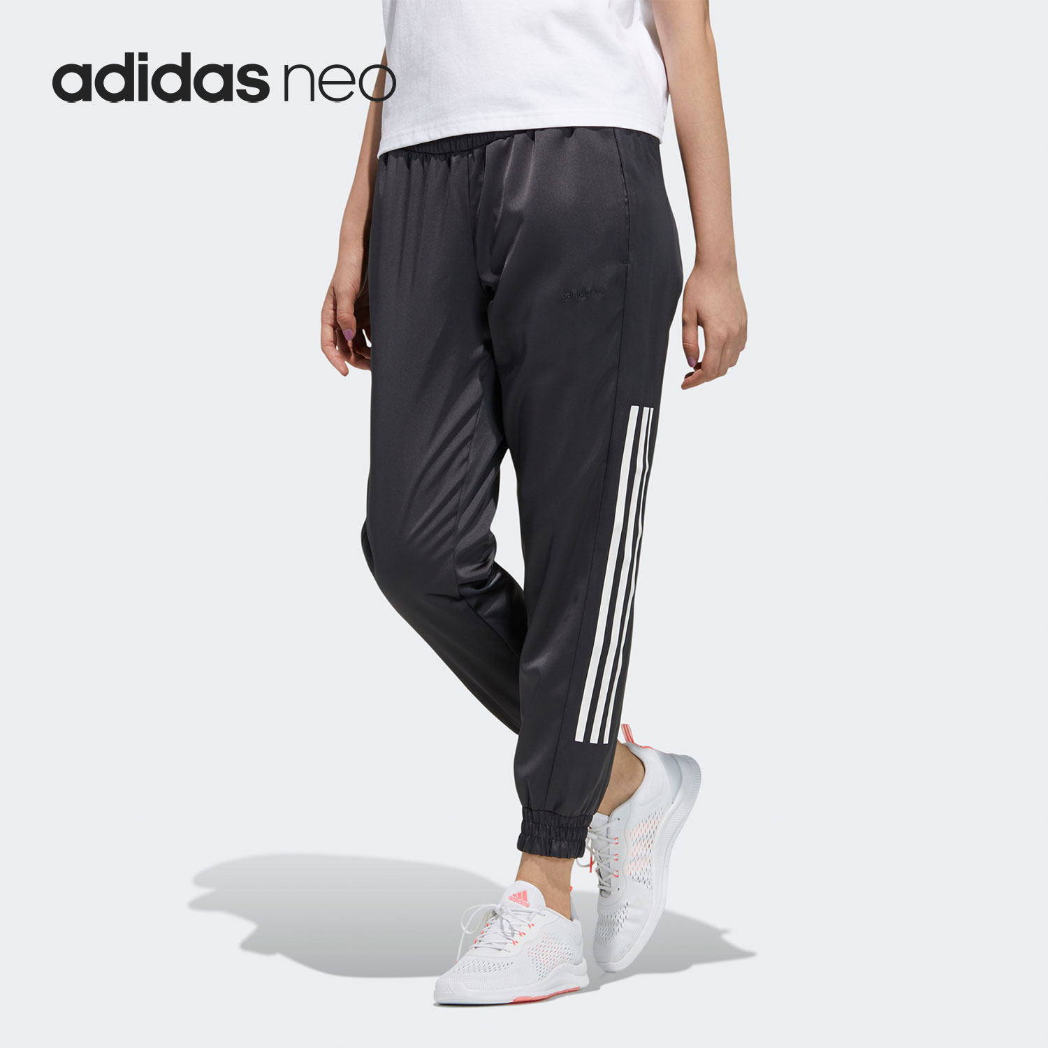 Adidas/阿迪达斯正品夏新款运动休闲女子梭织收口小脚长裤GP5411,运动服/休闲服装,运动长裤,淘宝优惠券,粉丝福利购,淘宝优惠卷