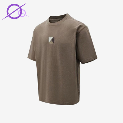 Nike/耐克正品JORDAN新款男棕色亲肤圆领经典短袖T恤IF3065-040