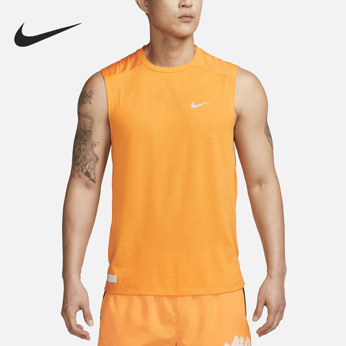Nike/耐克正品跑步训练透气无袖T恤男子运动背心DX0852-836