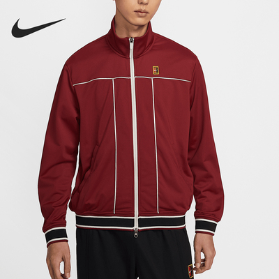 Nike/耐克正品2025男士线条宽松运动立领网球外套HV8213-677