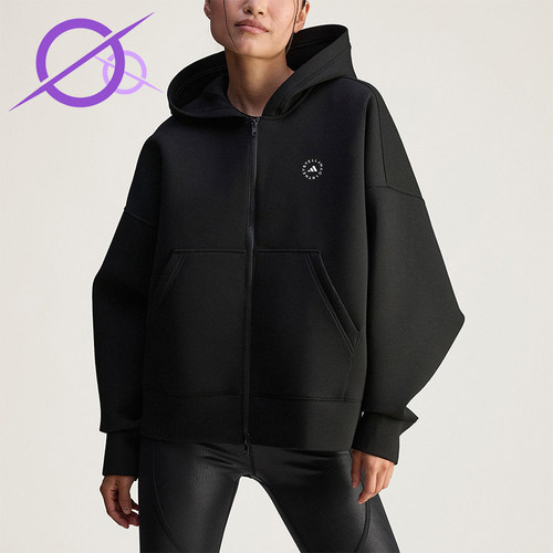 Adidas/阿迪达斯正品SCUBA HD女士休闲宽松连帽运动外套JV7036
