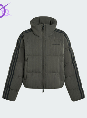 Adidas/阿迪达斯正品ESS HERR PUFF女士保暖复古休闲羽绒服KG4910