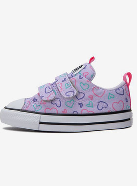 Converse/匡威正品新款婴童时尚潮流魔术贴低帮运动板鞋A08382C