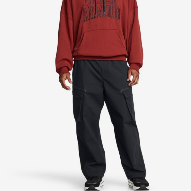 UA/安德玛正品新款男士简约户外宽松透气休闲梭织长裤1388827-001