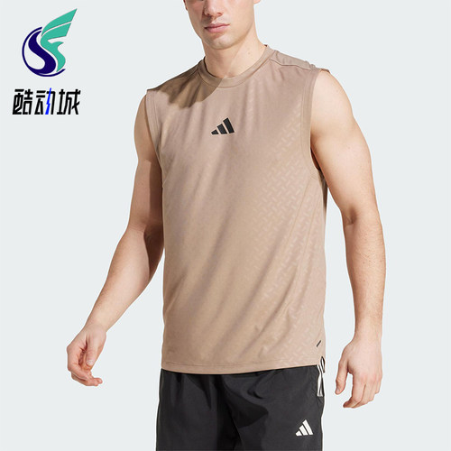 Adidas/阿迪达斯正品夏季男士凉爽运动经典健身无袖背心JX6293