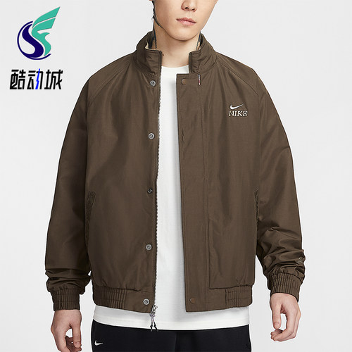 Nike/耐克正品2025冬季款男士日常立领耐穿刺绣外套IQ3705-212