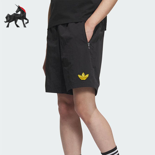 Adidas/阿迪达斯正品三叶草男士休闲宽松户外经典透气短裤KE5795