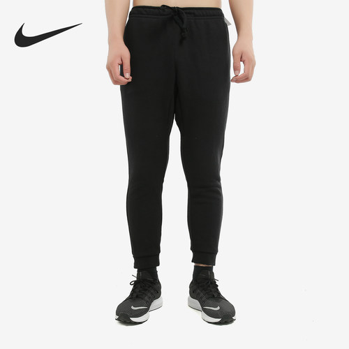 Nike/耐克正品运动针织长裤新款男黑色训练经典透气长裤AT526-010