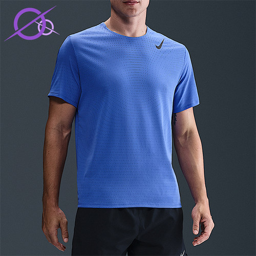 Nike/耐克正品男士圆领舒适休闲运动透气短袖T恤HJ3377-411