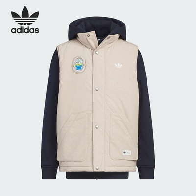 Adidas/阿迪达斯正品三叶草夹棉连帽夹克新款经典连帽夹克KB5145