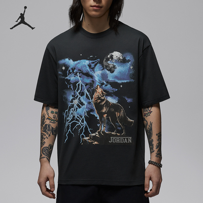 Nike/耐克正品Jordan男士圆领潮流时尚经典印花短袖T恤IQ0548-045