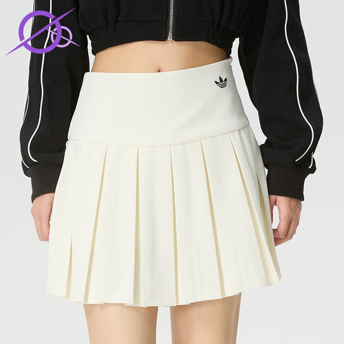 Adidas/阿迪达斯正品三叶草运动透气时尚休闲经典舒适短裙KG8258
