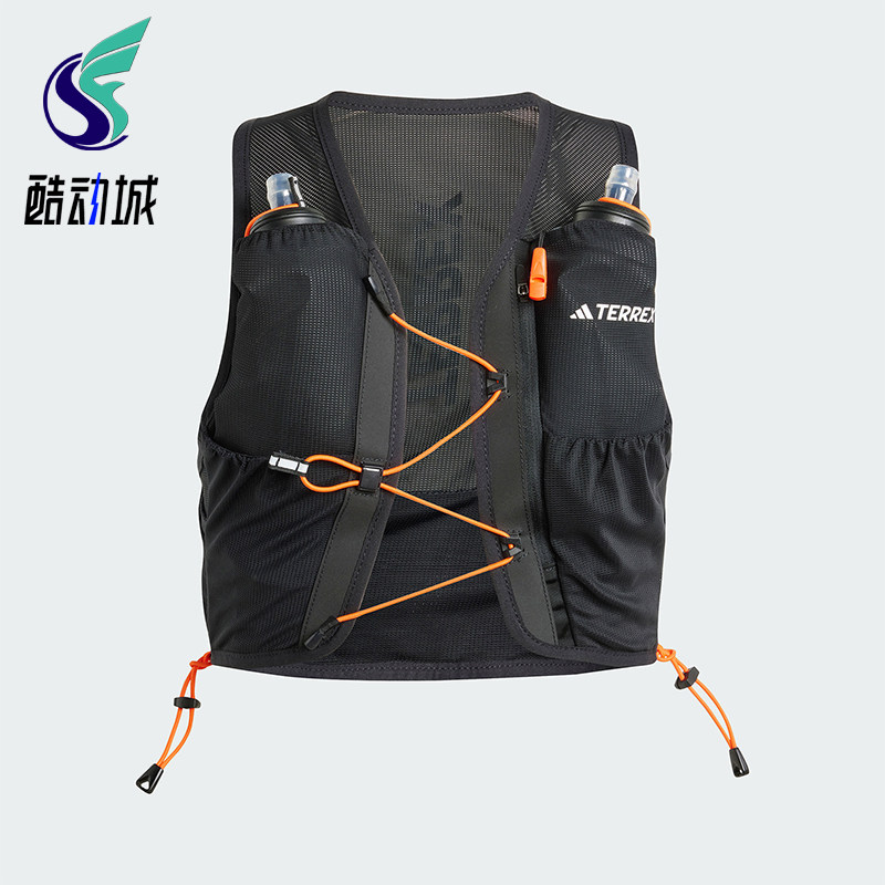 Adidas/阿迪达斯正品户外男女款反光运动背包水袋包IW0405