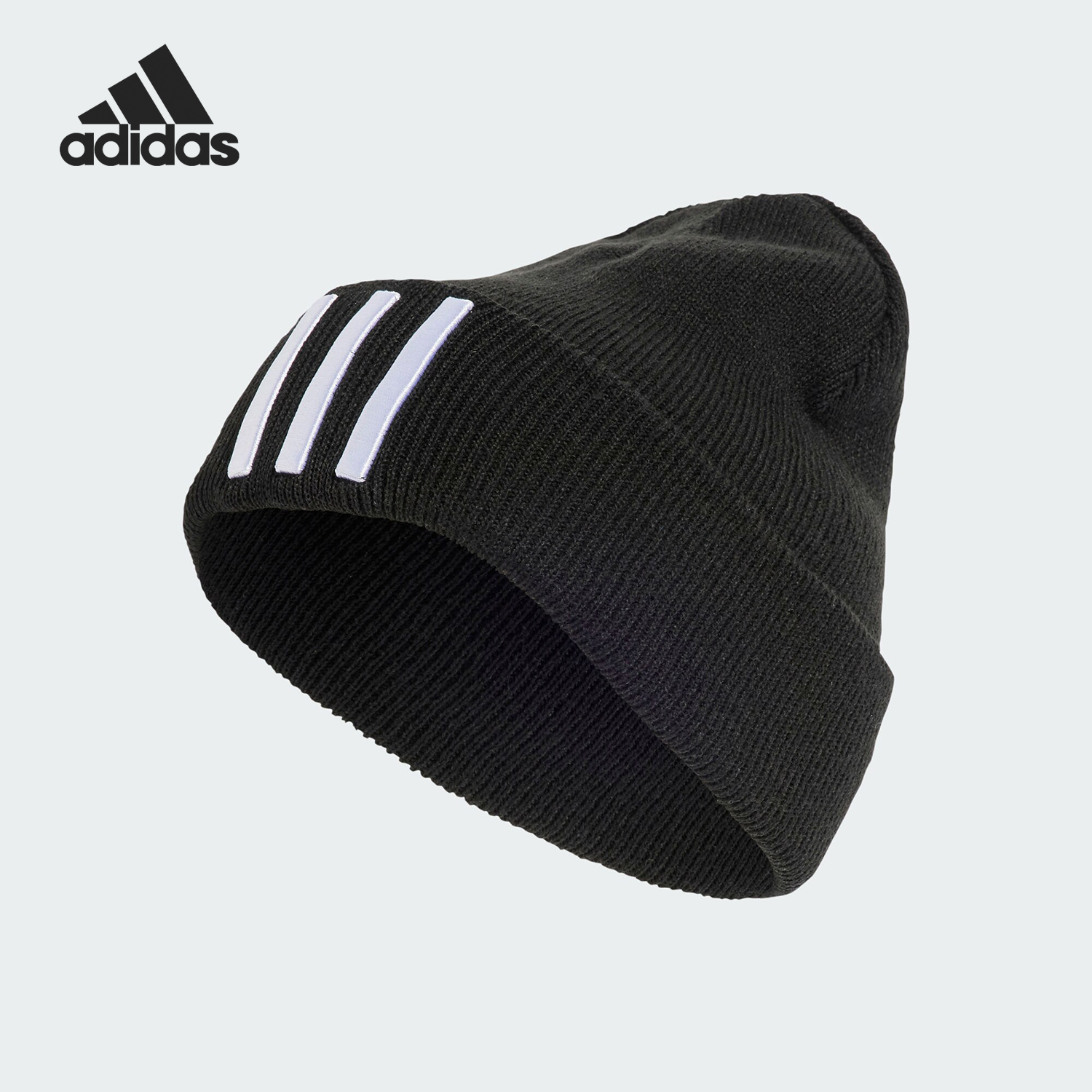 Adidas/阿迪达斯正品3S BEANIE男女款休闲针织运动帽IT4639