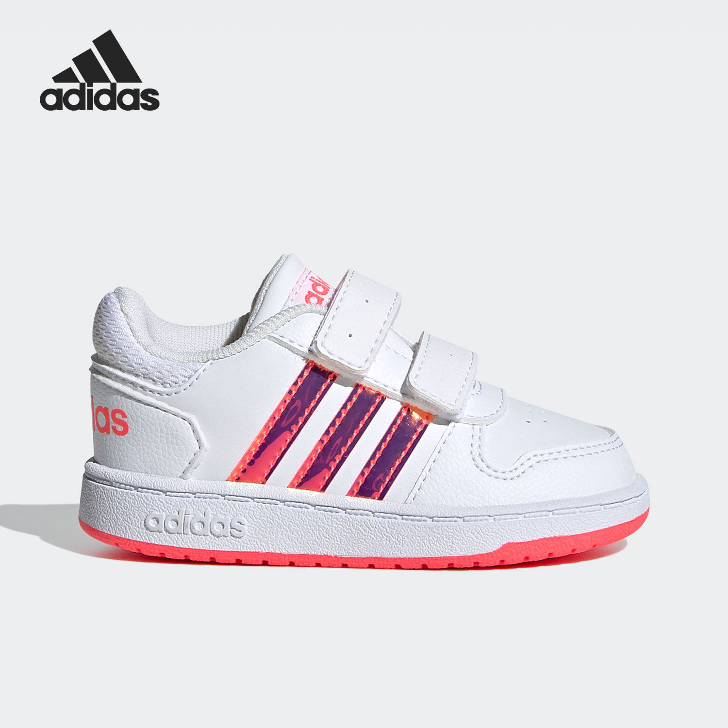Adidas/阿迪达斯正品HOOPS 2.0 CMF I婴童低帮运动鞋 FW7614,童鞋/婴儿鞋/亲子鞋,运动鞋,淘宝优惠券,粉丝福利购,淘宝优惠卷