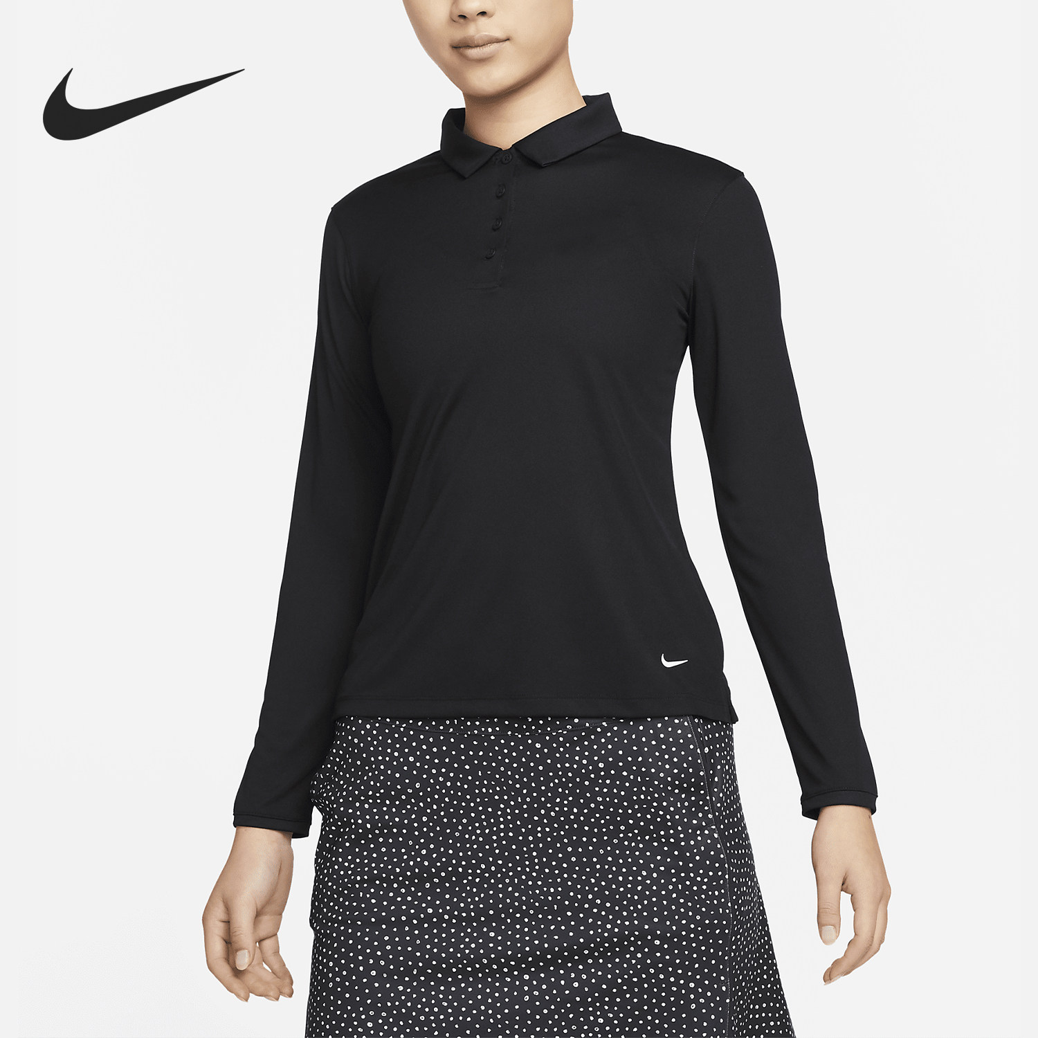 Nike/耐克正品2025 Dri-FIT女士户外运动POLO衫DH2317-010,运动服/休闲服装,运动POLO衫,淘宝优惠券,粉丝福利购,淘宝优惠卷
