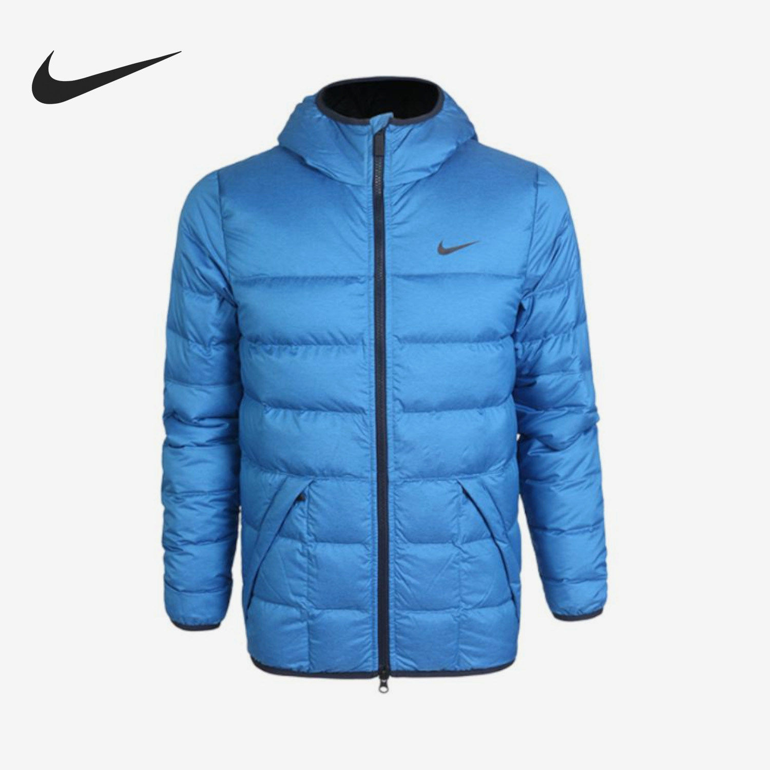 Nike耐克正品SwooshALNCE550男连帽拉链保暖短款夹克678296-453