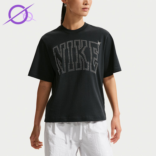 Nike/耐克正品Sportswear女士宽松运动休闲经典短袖T恤IR7839-010