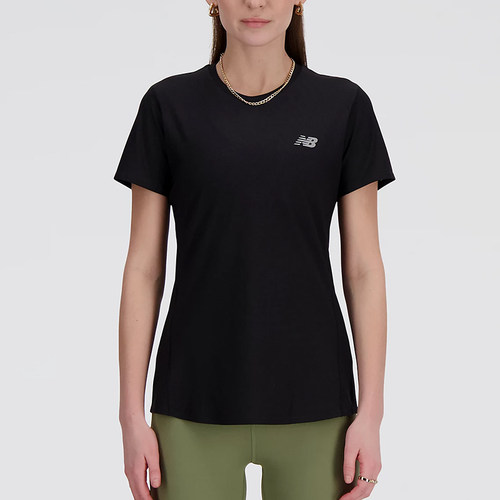 New Balance/NB正品夏季新款女子运动训练透气短袖T恤WT41281-BK