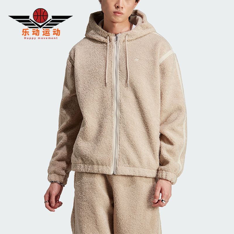 阿迪达斯男士休闲保暖外套