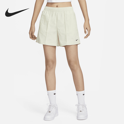 Nike/耐克正品春季新款女士梭织运动中腰休闲短裤FV6623-020
