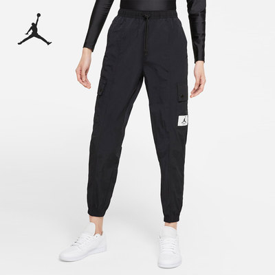Nike/耐克正品女子舒适休闲梭织束脚透气运动长裤 DD6996-010